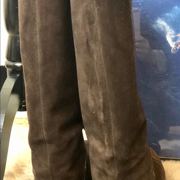 Marc Jacobs Suede Boots W Scallop Detail Sz 39 - Picture 5 of 6